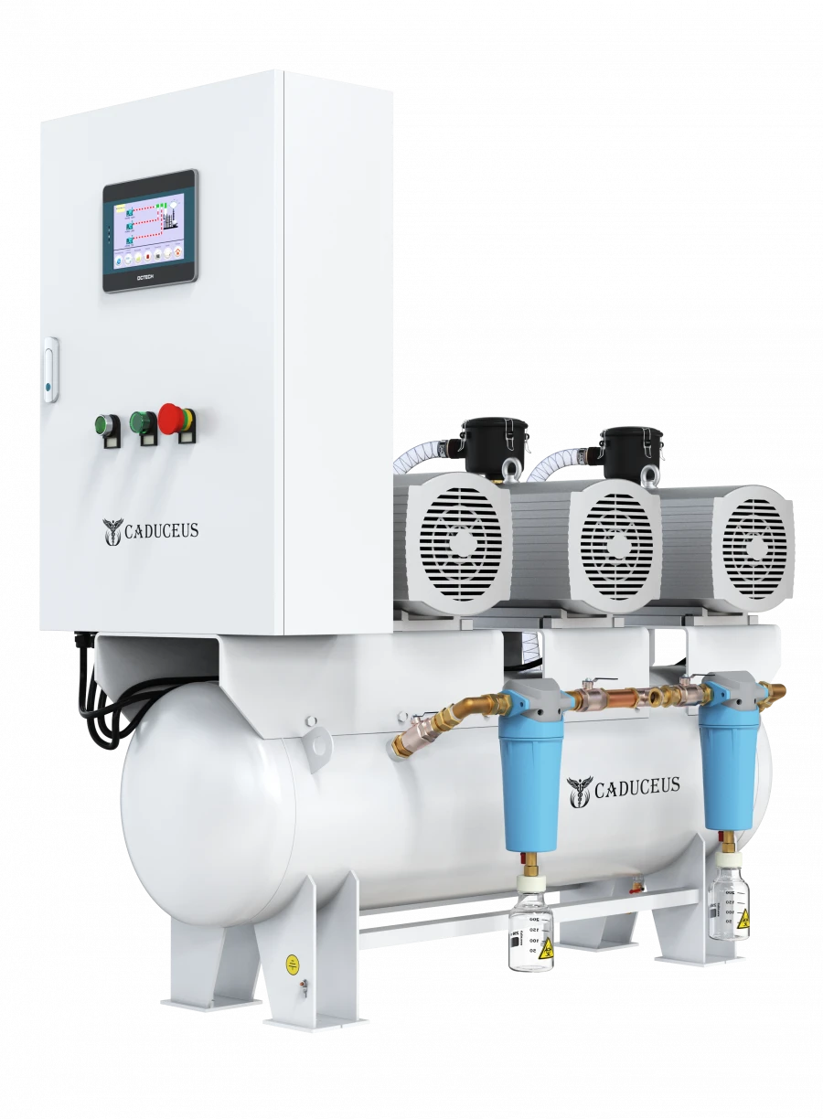 Vacuum station CADUCEUS VAC 3/40, 3*1.5 kW, 40 m3/hour, 0.5 MPa