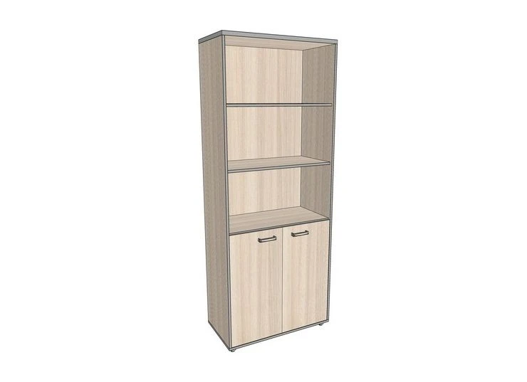 Semi-open shelving unit, tall, wide 776*402*1980 mm ASSHZ-3