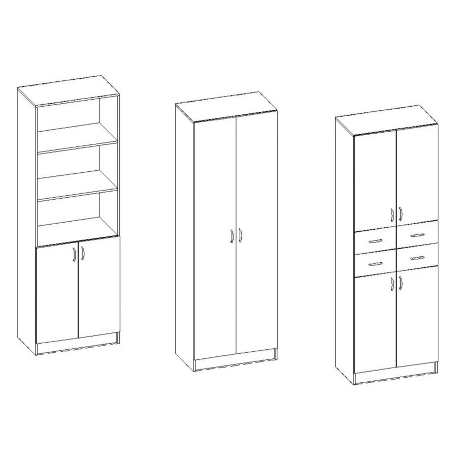 Cupboard for teaching aids