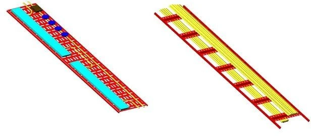 Typical constructions of cable routes fixing