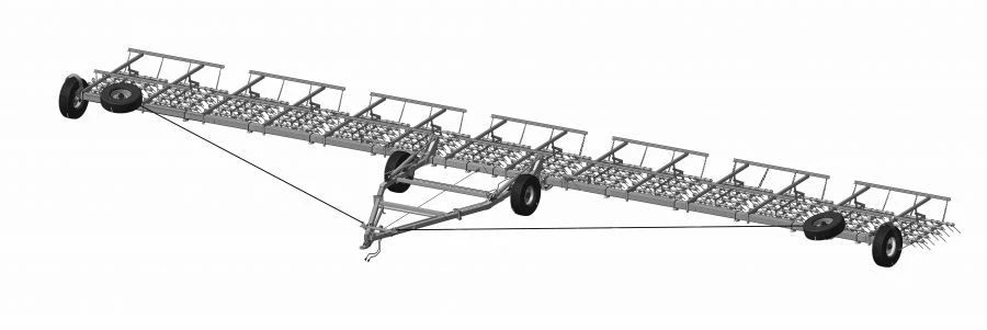 Broad-cutting spring harrow BPSh-21-02