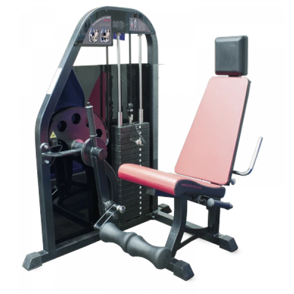 Exerciser leg extension sitting (weight block)