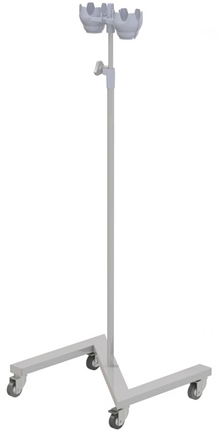 ??-01-"???"(???-320) Medical tripod for infusion, metal, on wheels, stackable