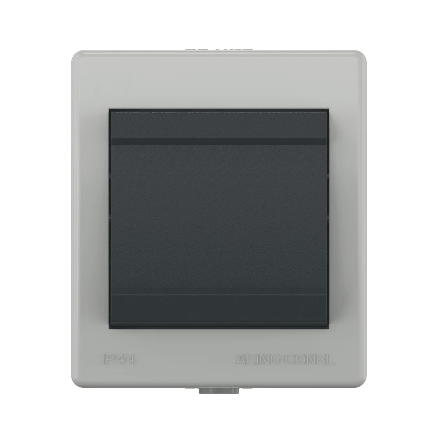 CADUCEUS ALING POWER 10AX, 250V~, IP44, grey anthracite, art. 251.1?