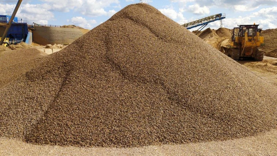 Dense rock gravel for construction works in fractions from 3 to 10 mm Sychevskoye deposit, Moscow region