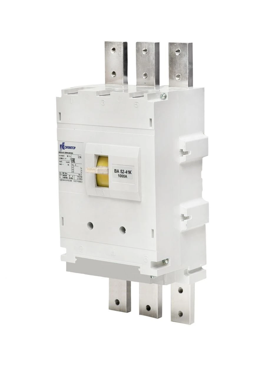 VA52-41K series circuit breakers for rated currents up to 1000 A with rated voltage from 690 V to 1140 V AC