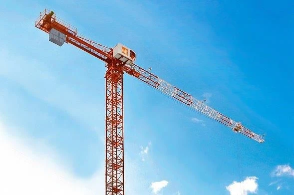 Top-slewing tower crane with lifting capacity of 10 t. TDK-10.180 and its versions
