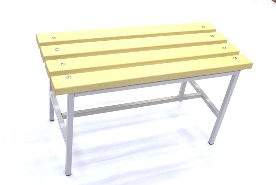 Bench on metal frame SK series