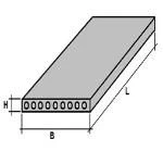 Reinforced concrete multi-hollow slabs