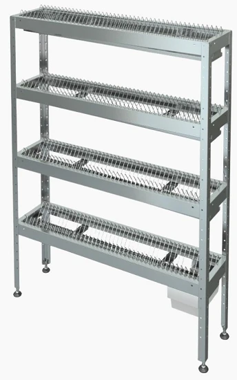 Plate rack C-4T-0,3/0,95/1,8 (stainless steel)