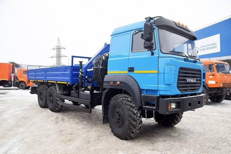 Crane-manipulator automobile (flatbed), Flatbed truck with CMU (version with CMU: ANT 15-5TL, ANT 20-5TL, ANT 24T-2, ANT 1).