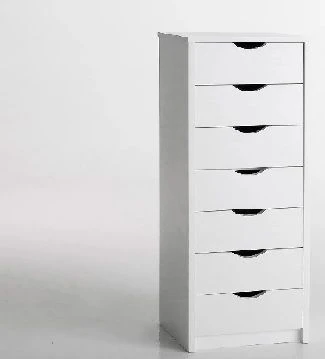 Wooden utility cupboard with drawers