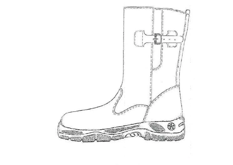Special leather footwear for employees of the organisations of the Transneft system Women's boots, model SZh-01, for protection