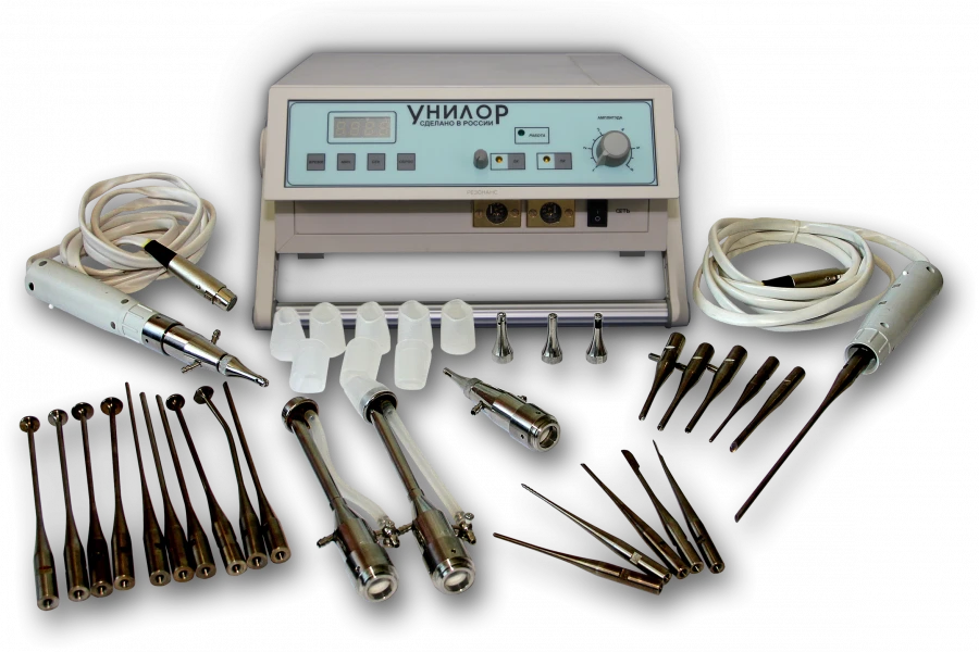 Low-frequency ultrasonic otorhinolaryngological device for conservative and surgical treatment