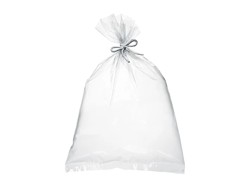 Bags made of polymeric films and combined materials