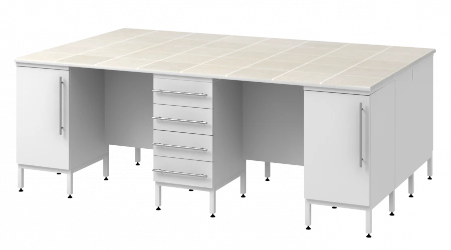 High island table on pedestal units 2400 SOTKn in
