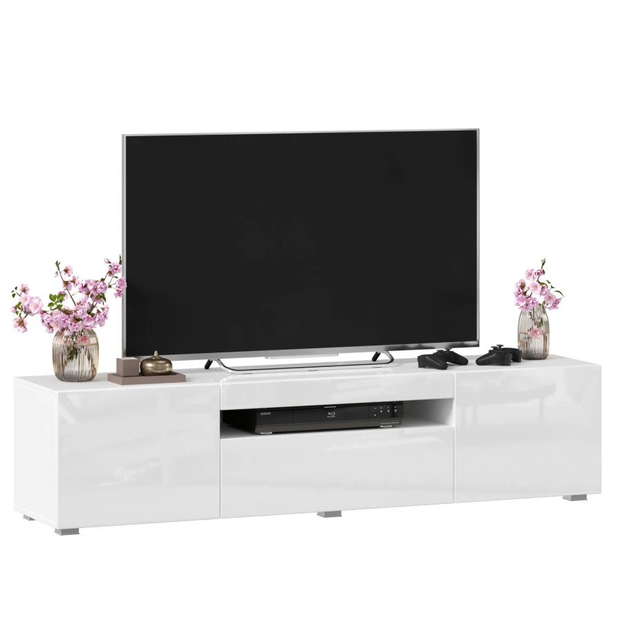 Brooklyn LD.685050.000 TV cabinet 1600 (White gloss, version 1 )