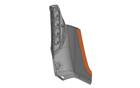 Section left complete 5299230-5602510-50/B
