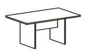 Conference tables of "Style B" series