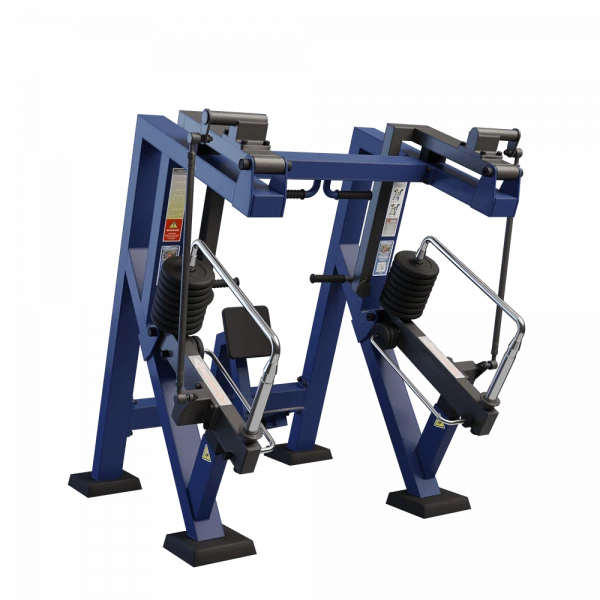 Bench press up in sitting position with variable load