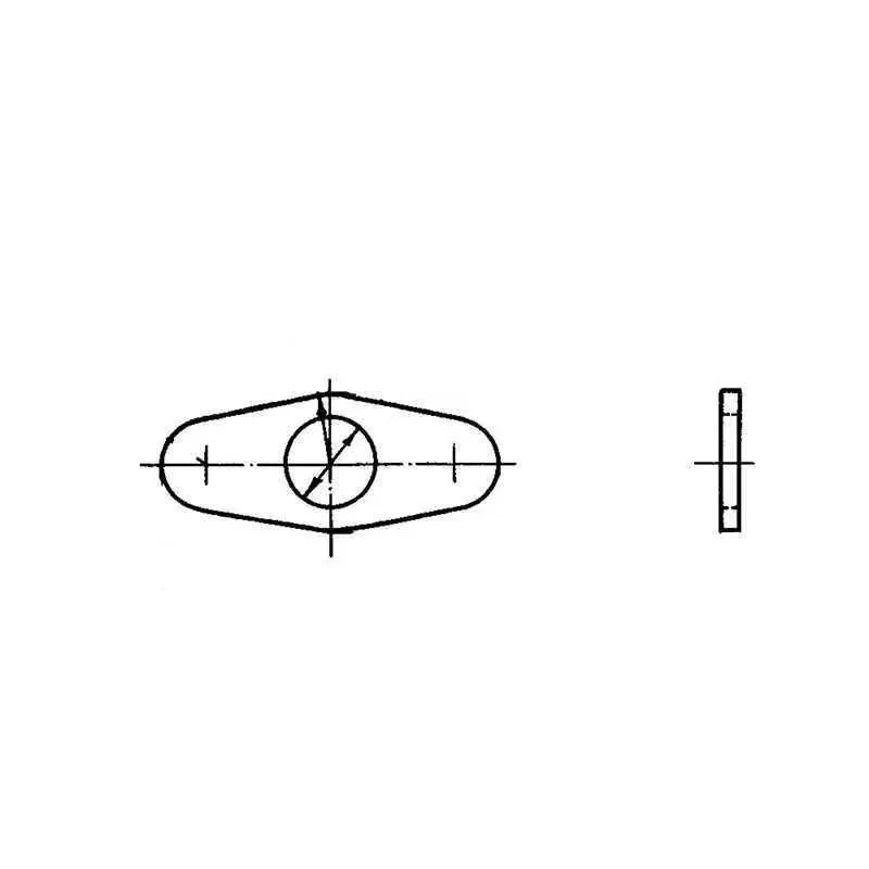 Washers for double-eared nuts OST 1 34514-80