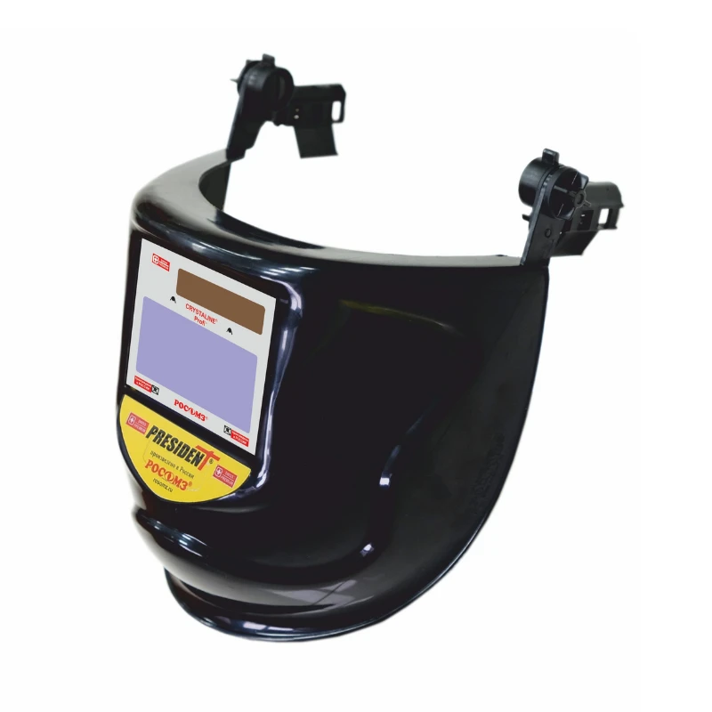 PRESIDENT CRYSTALINE® PROFI helmet-mounted welder's shield, article no. 05565