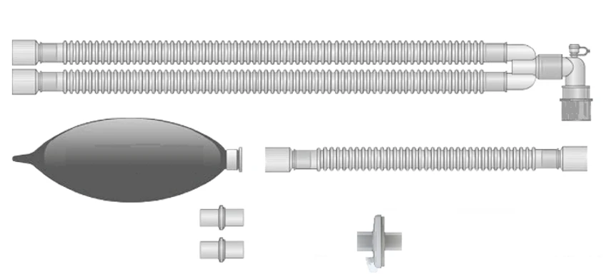 Respiratory devices for joint use with anaesthetic and resuscitation equipment, version: a