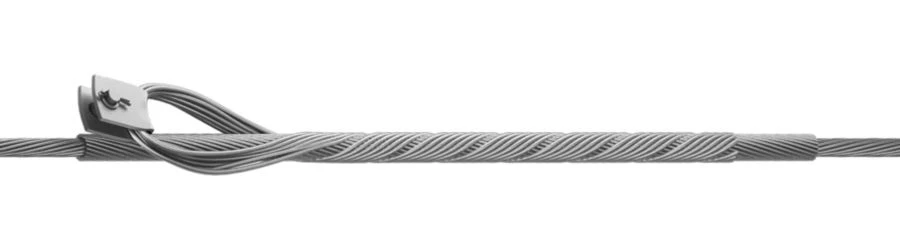 Spiral tension fittings of ZNS type