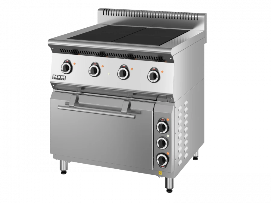 Electric cooker PE47Zh-02 (with oven, completely made of stainless steel, with air duct)