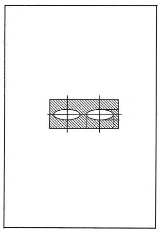 Medical sheets and napkins, disposable non-sterile (ophthalmological napkin with 2 holes and adhesive layer around it)