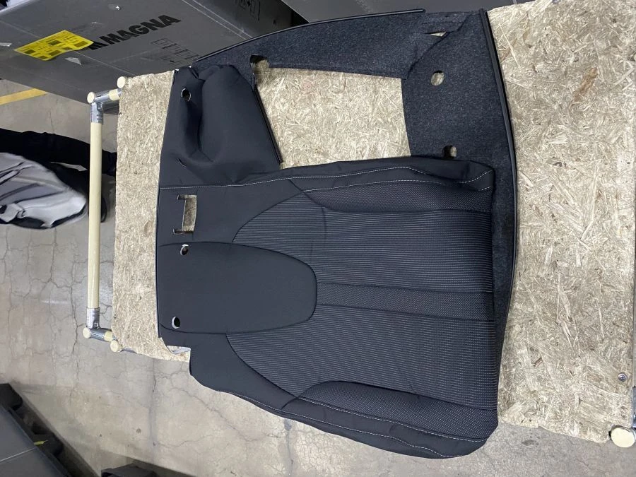 Skoda Octavia A8 5ER885806:Skoda Octavia A8 right rear seat backrest upholstery 5ER885806*, where * is a symbol representing a d