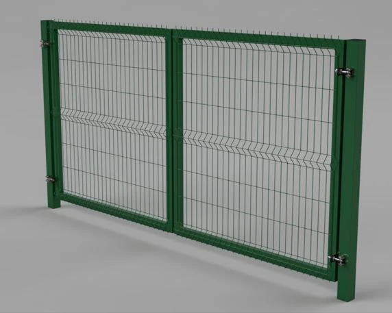Swinging gate 3D URAL 4 Zn in PP