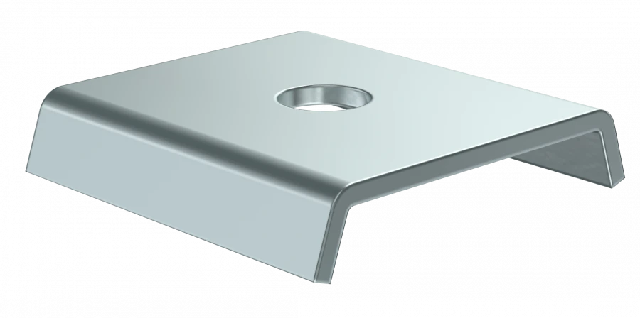 CLM50D-POS-41-25-HDZ Support plate for STRUT-profile HDZ IEK