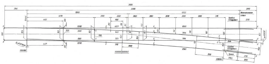 Switching of arrow type P65 type 1/9 on reinforced concrete blocks LVT-M of project H01.003.0000.00-04