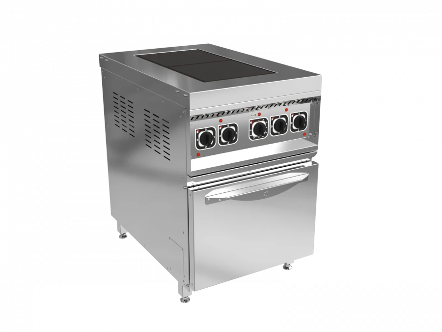 Electric cooker KEP-2ShZh-01 (2 burners KET-0,09, oven, 550*850*850(860) mm.)