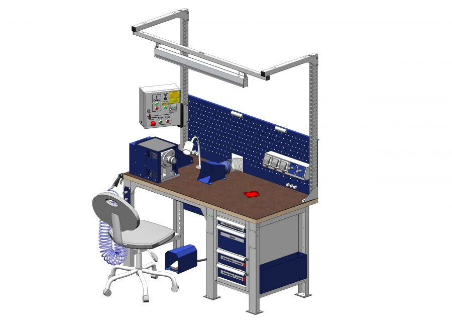 Locksmith's workplace STRMS-01ODC ST (without finishing head)