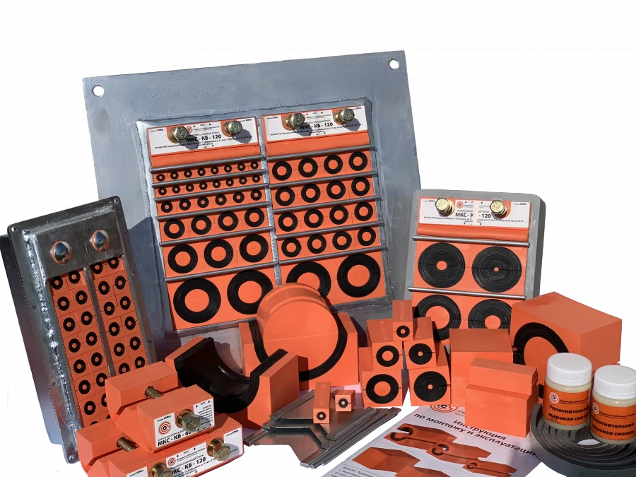 Explosion-proof universal modular cable feedthrough "MKS" (cable glands) type KV