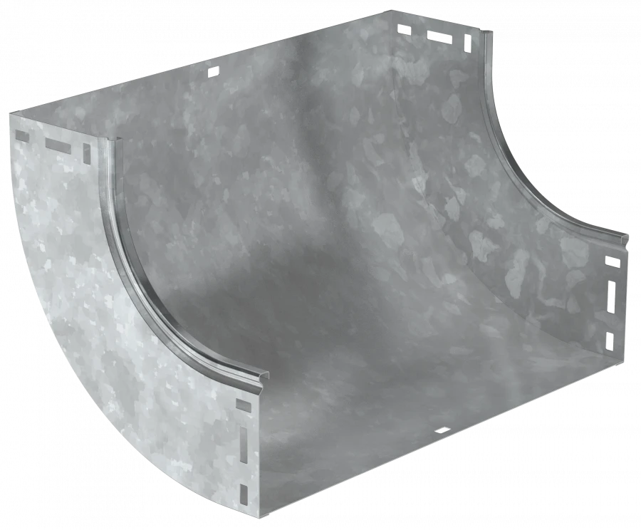 CPV51-0-90-100-100-400-HDZ Swivel smooth. 90° type B10 ESCA 100x400mm HDZ IEK