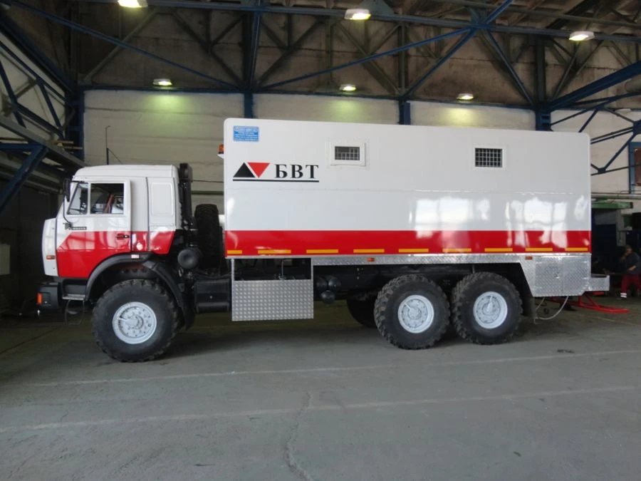 Laboratory of perforating station LPS model 6799F on chassis KAMAZ-43118-10, KAMAZ-43118-15, KAMAZ-43118-24