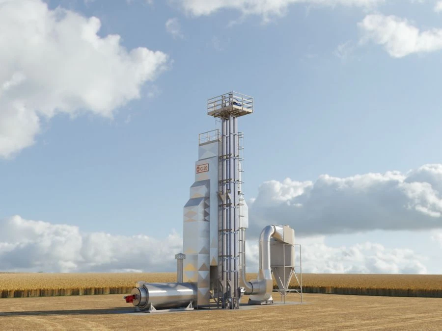 Modular shaft grain dryer type "C" C-20 "Standard" (indirect heating, combined)