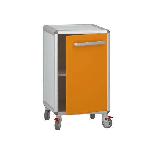 Rolling medical cabinet according to TU 32.50.30-008-69573749-2021, article number DM-2-107-01.K2.F2.F2.