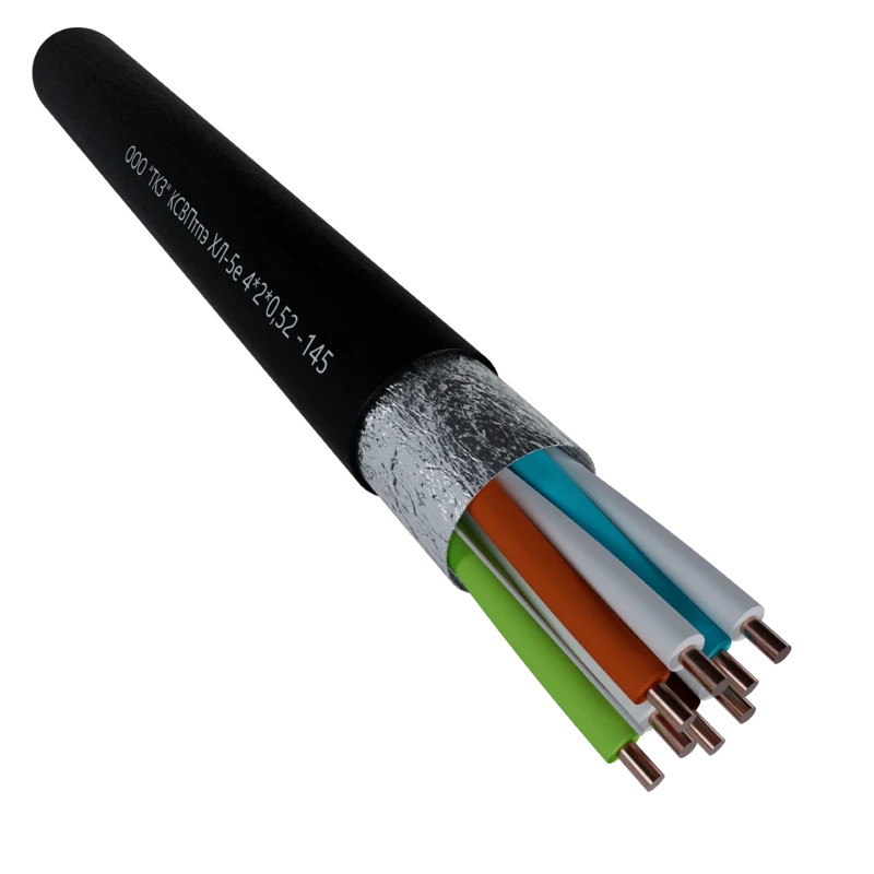 High-frequency cable with paired twisting KSVPTPE XL-5e 8õ2õ0,51