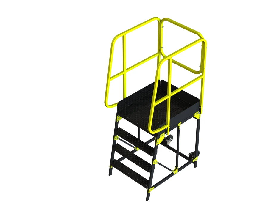 Platform ladder universal aluminium 1AL3