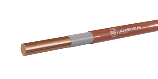 Copper wire, nickel-plated, highly heat-resistant, coated with enamel polyimide insulation (type 1), PNET-imide grade, with nomi