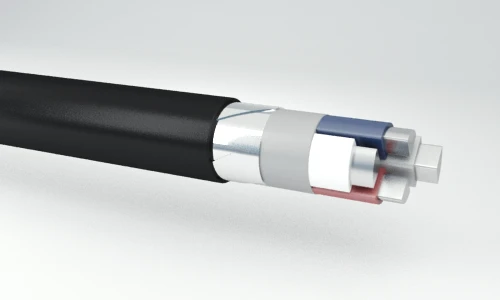 Power cables with aluminium cores with plastic insulation for nominal voltage 6 kV grade