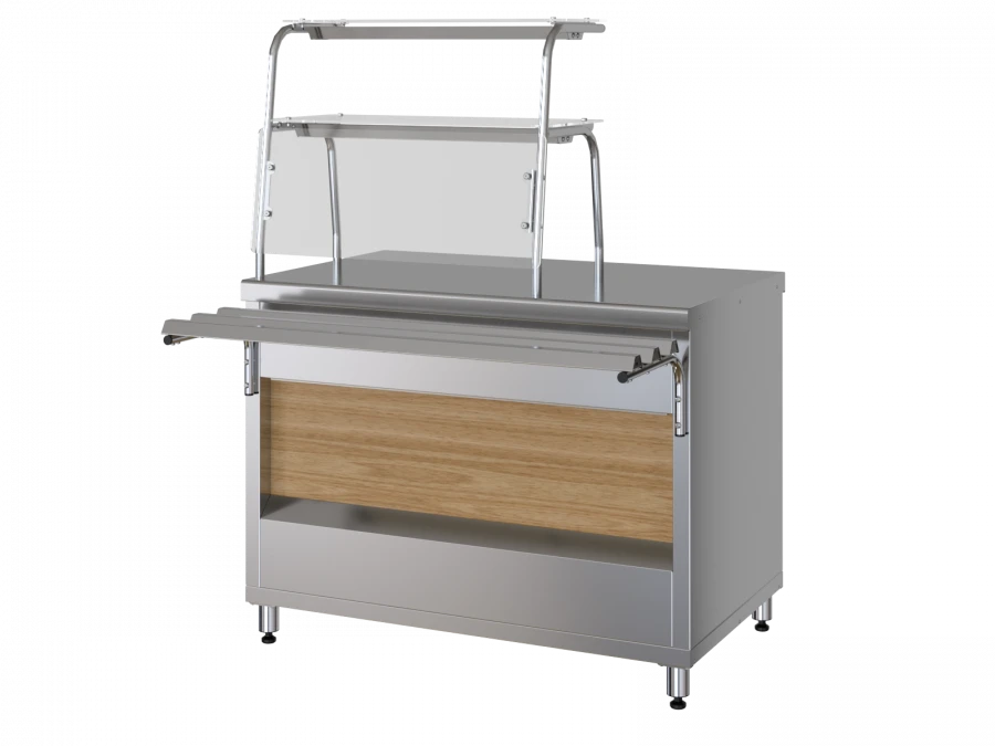 Neutral counter with shelf PNP15-01 (with faceplate decoration)