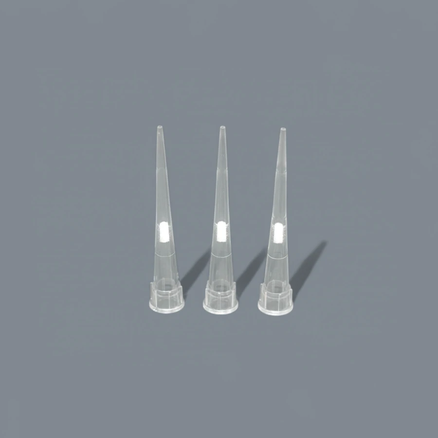 Polymer tip non-sterile disposable to pipette pipettes with filter 10 µl. in a package of 1000 pcs.