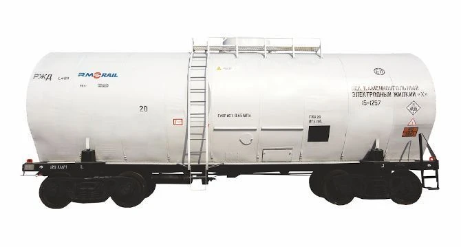 Tank wagon for transportation of liquid pitch model 15-1257