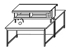 Laboratory island table for chemical research SFO-2