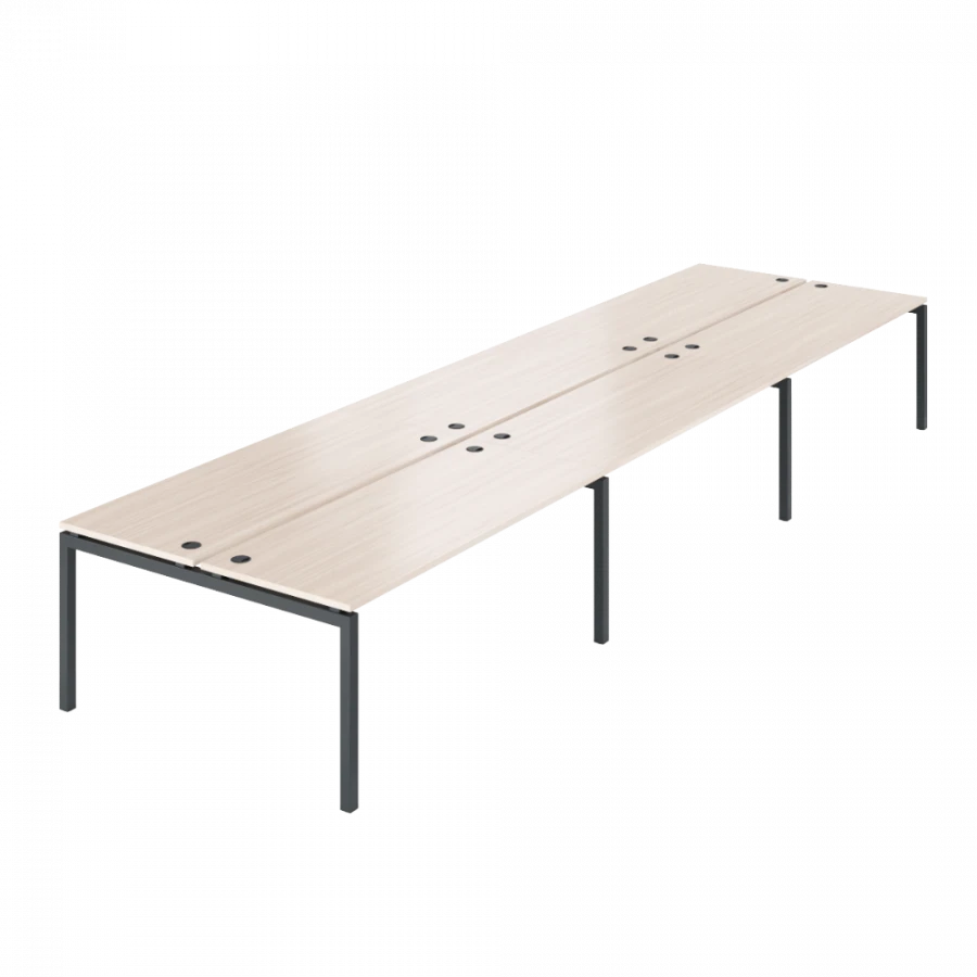 Bench double for 6 workstations AMB-005-6